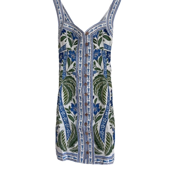 FARM RIO Tropicance Porcelain Garden Mini Dress- NWT Small - Picture 3 of 6